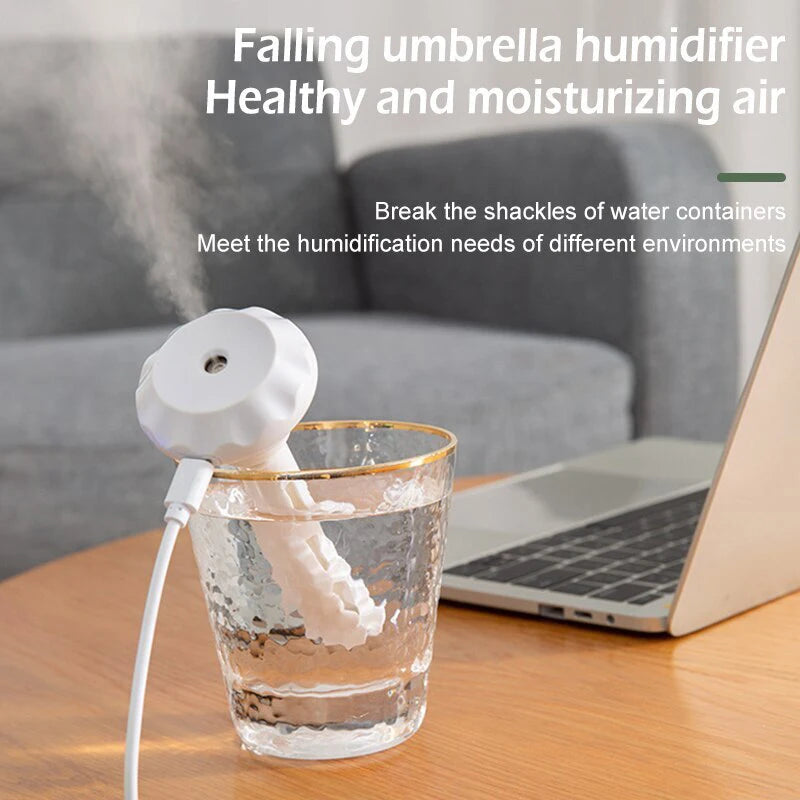 Mini Air Humidifier Unlimited Portable Silent Aroma Diffuser Recharge Humificador for Home Bedroom Car Wireless Diffusor